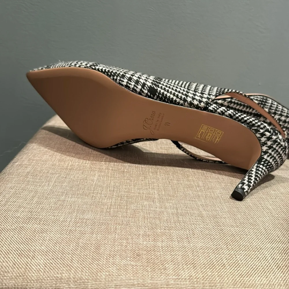 J Crew Collette Pump in Glen Plaid size 11 - Picture 4 of 5